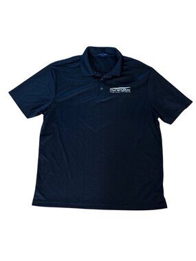 Coal Harbour Black Polo Shirt Mens XL Ownership Fantasy Sports Logo Polyester